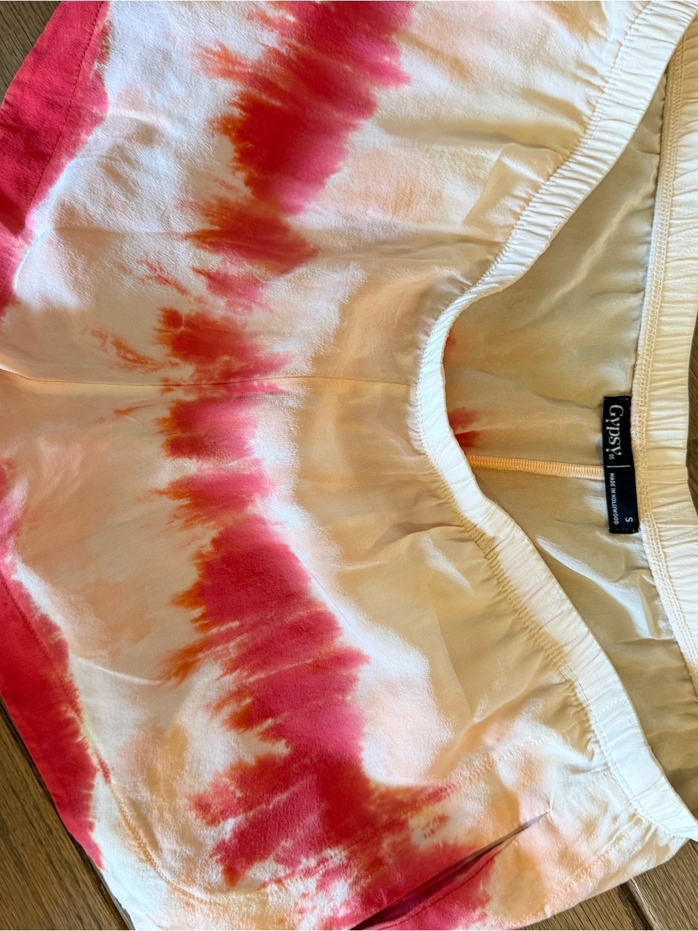 Gypsy 05 Tie-Dye Shorts in Pink & Coral